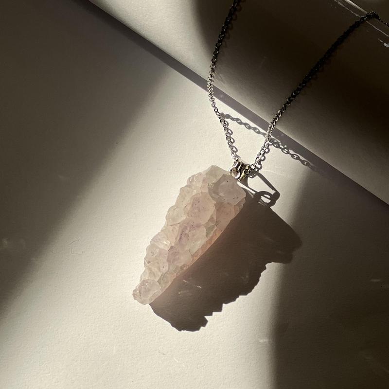 گردنبند سنگ کریستال آمیتیست