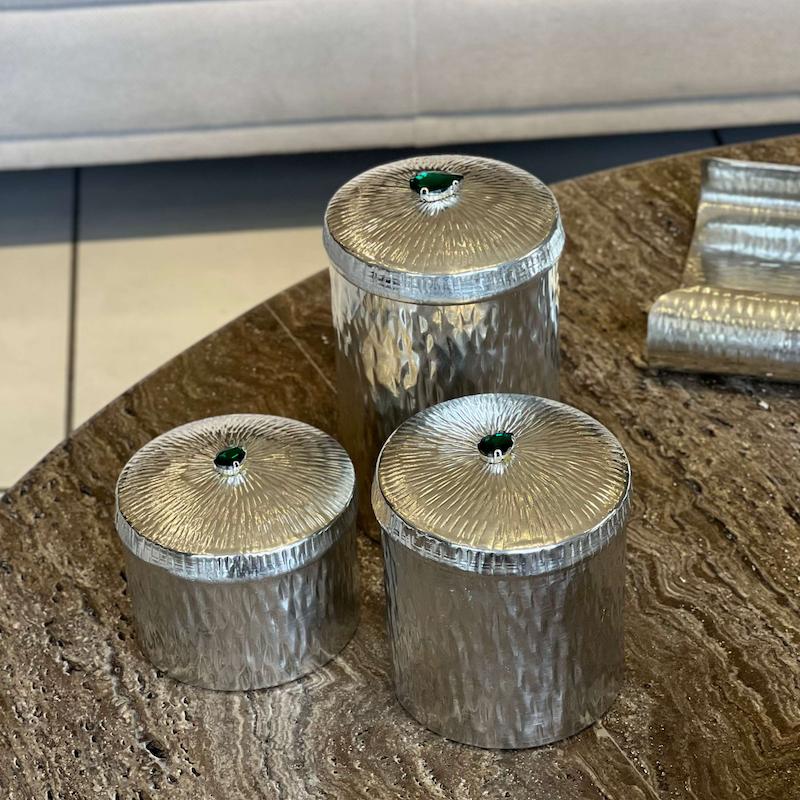 ظروف پایه دار مسی